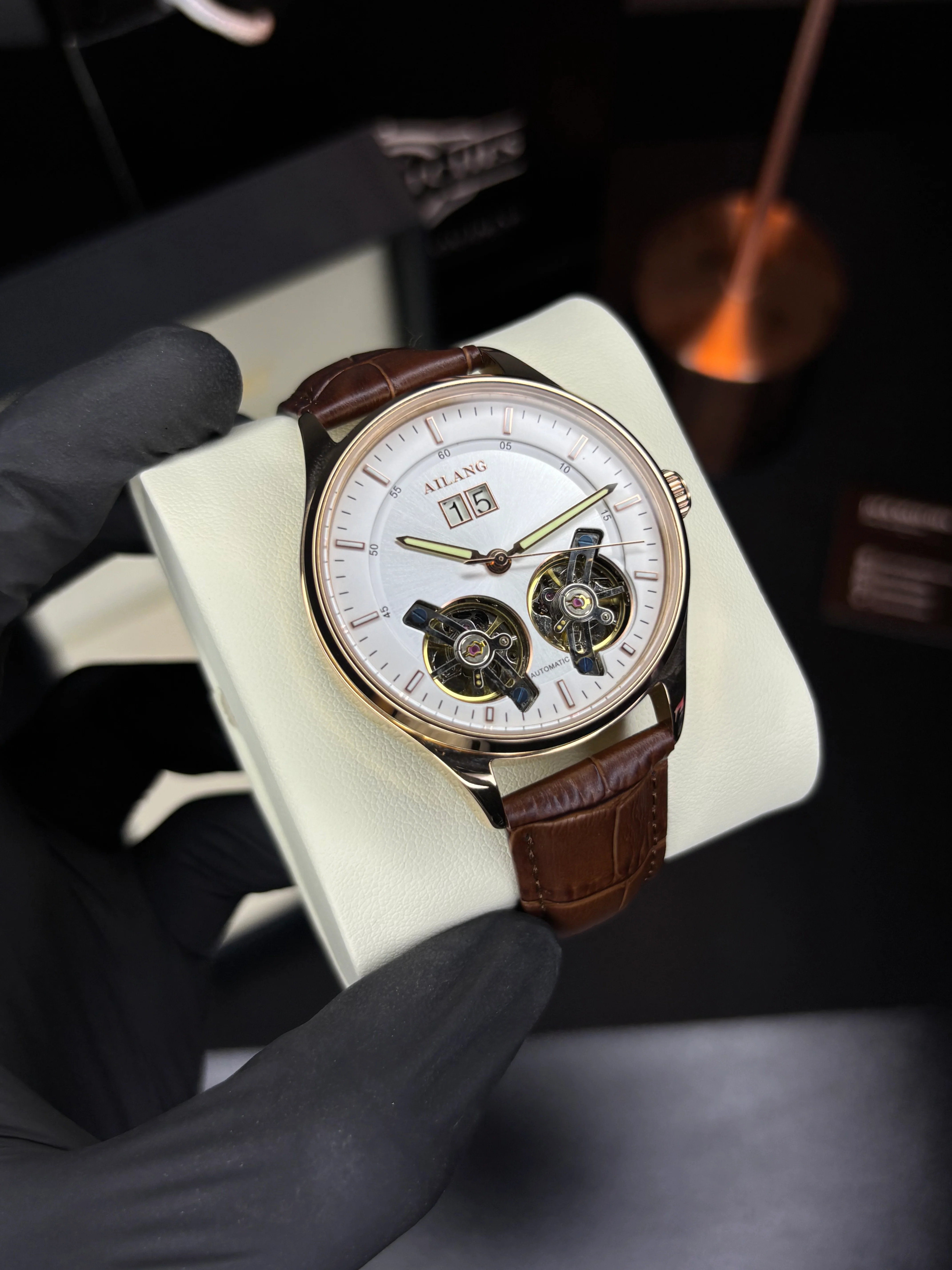 Ailang Original Double Tourbillon Automatic Watch - Image 3
