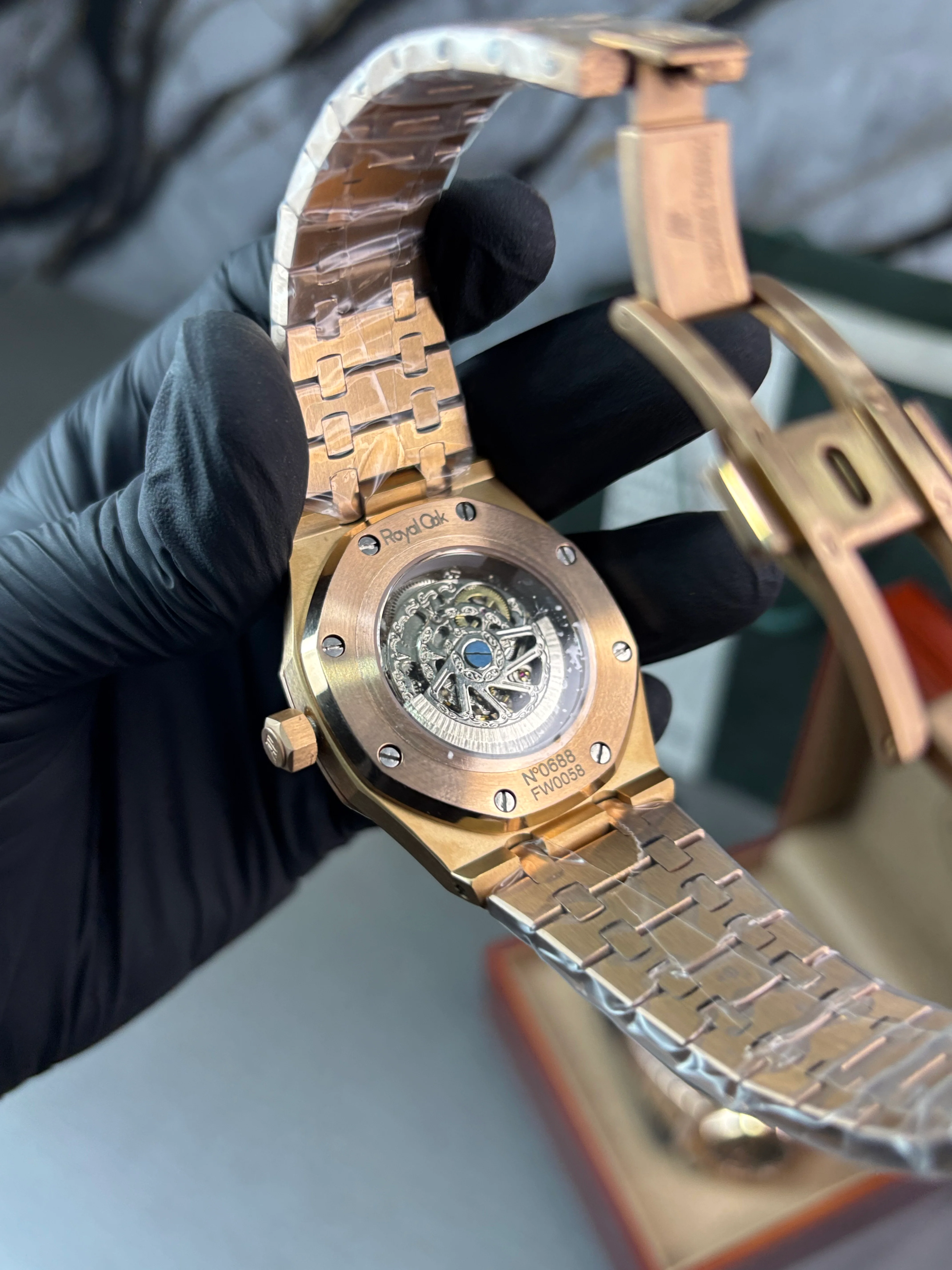 AP Royal Oak Skeleton Rose Gold - Image 4