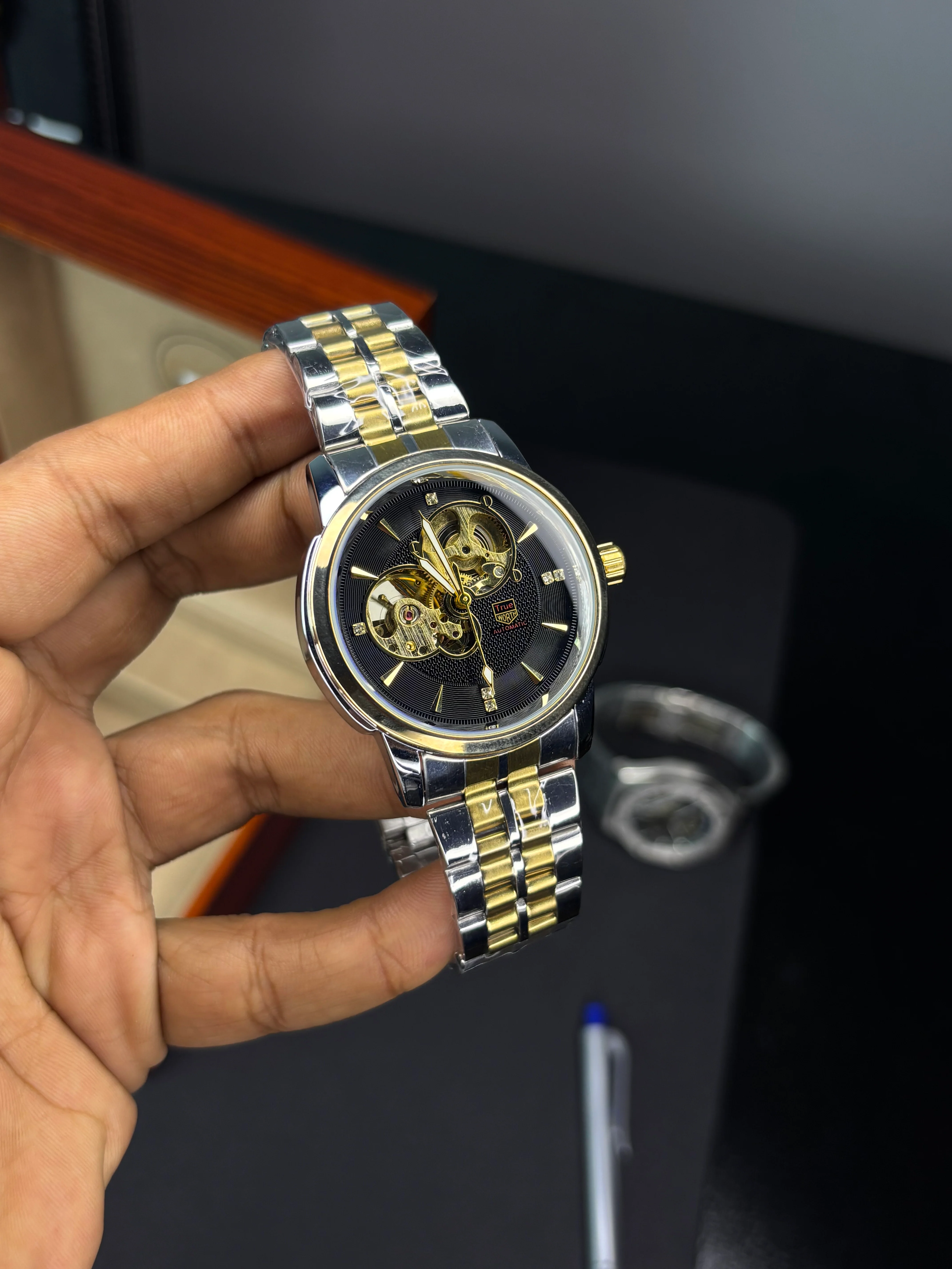 True Worth Automatic Skeleton Watch - R4053 - Image 6