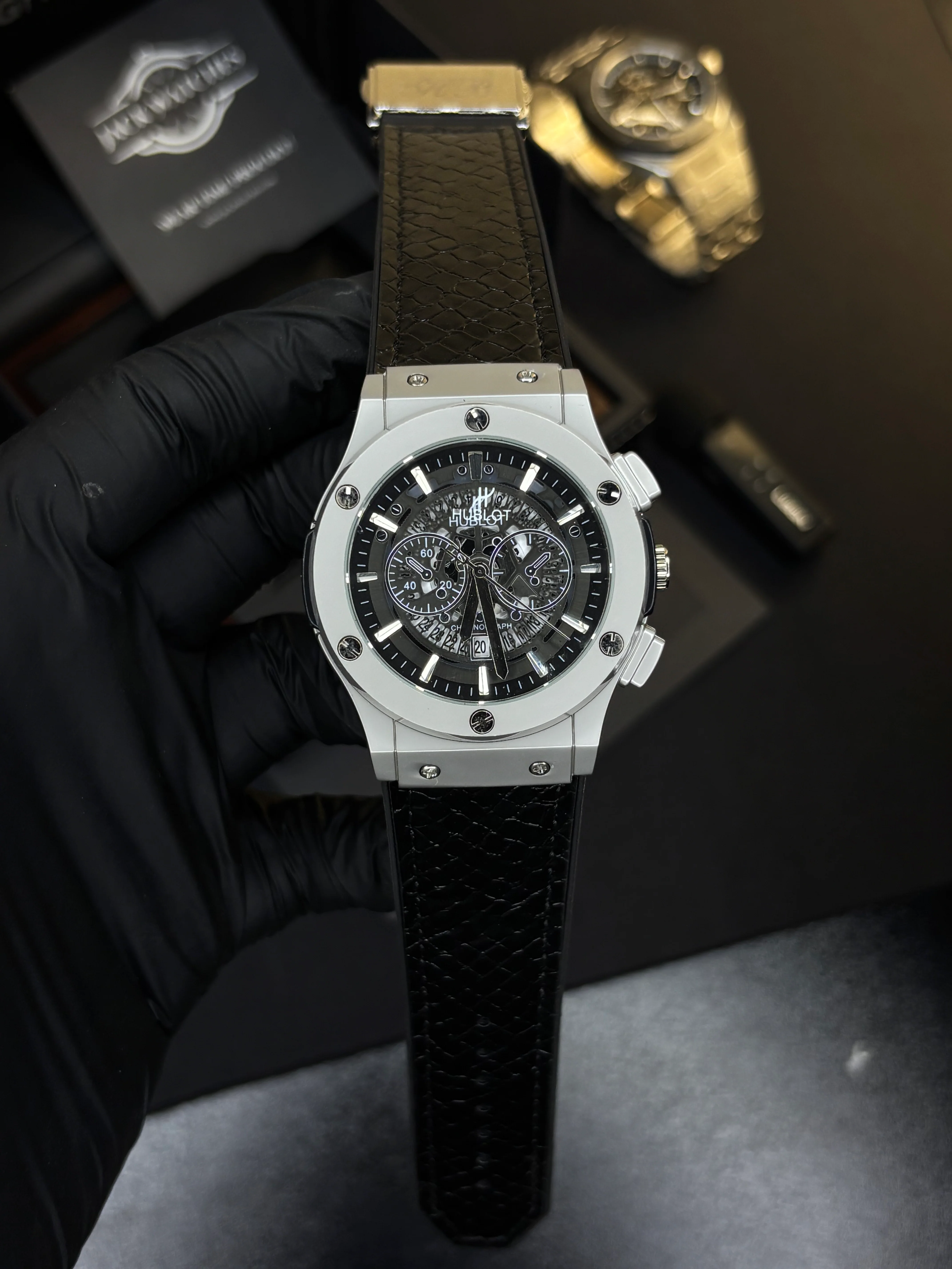 HB Classic Fusion - Snake Skin Leather Straps - Image 16