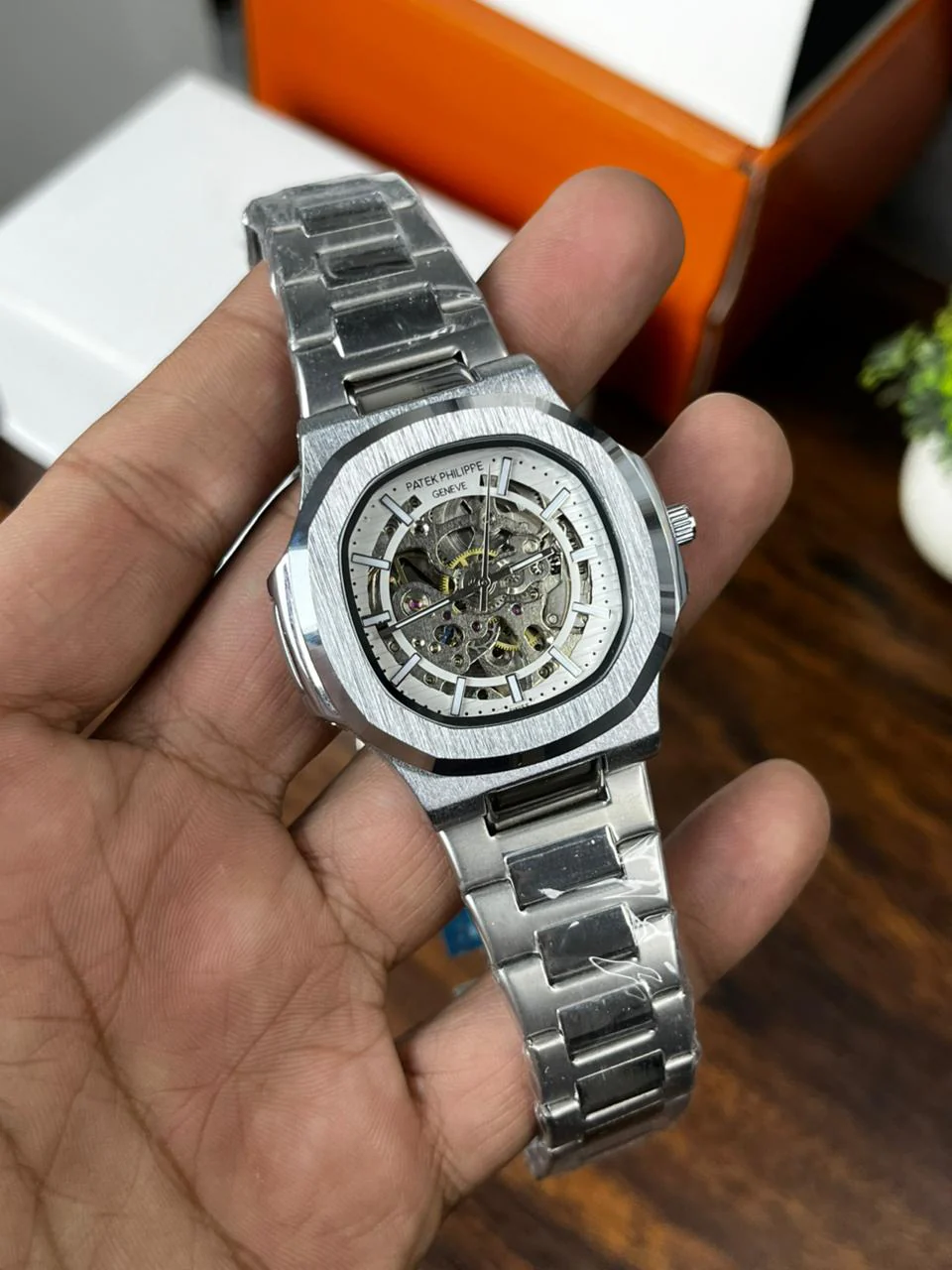 Patek Nautilus Fully Skeleton Automatic Watch - Image 12