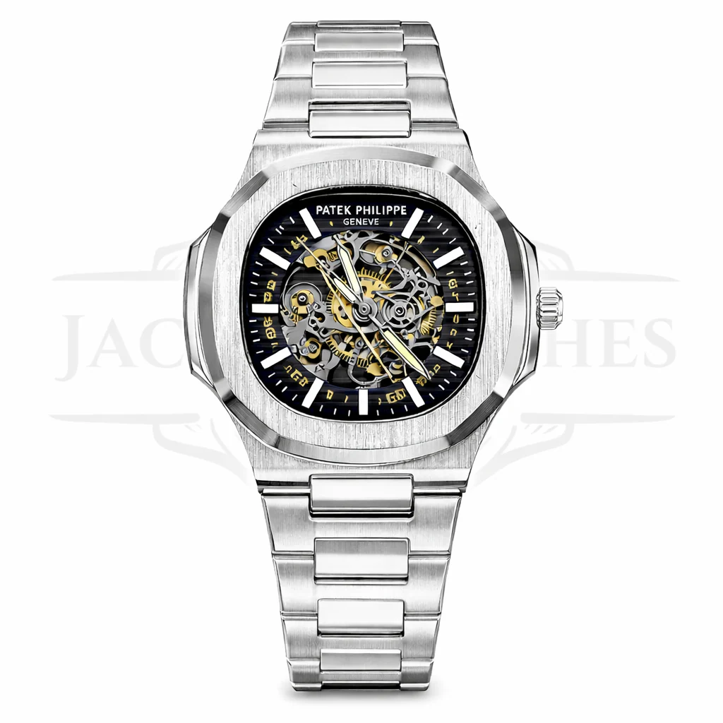 Patek Nautilus Fully Skeleton Automatic Watch - Image 3