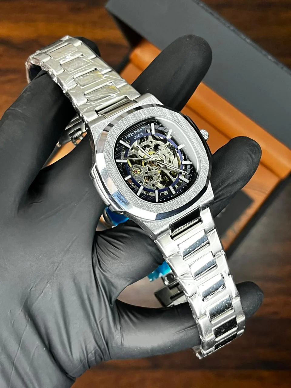 Patek Nautilus Fully Skeleton Automatic Watch - Image 6