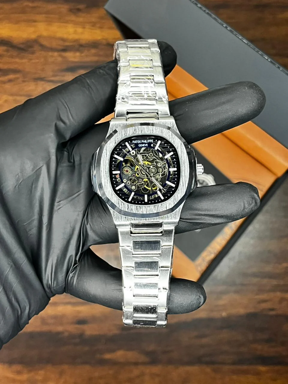 Patek Nautilus Fully Skeleton Automatic Watch - Image 7