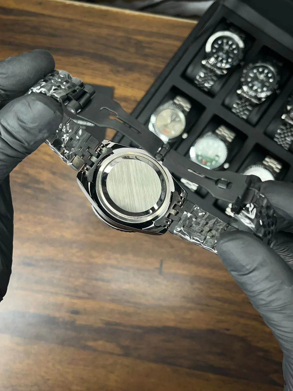 RLX GMT Master 2 - Full Black - Black-White Bezel - Image 3