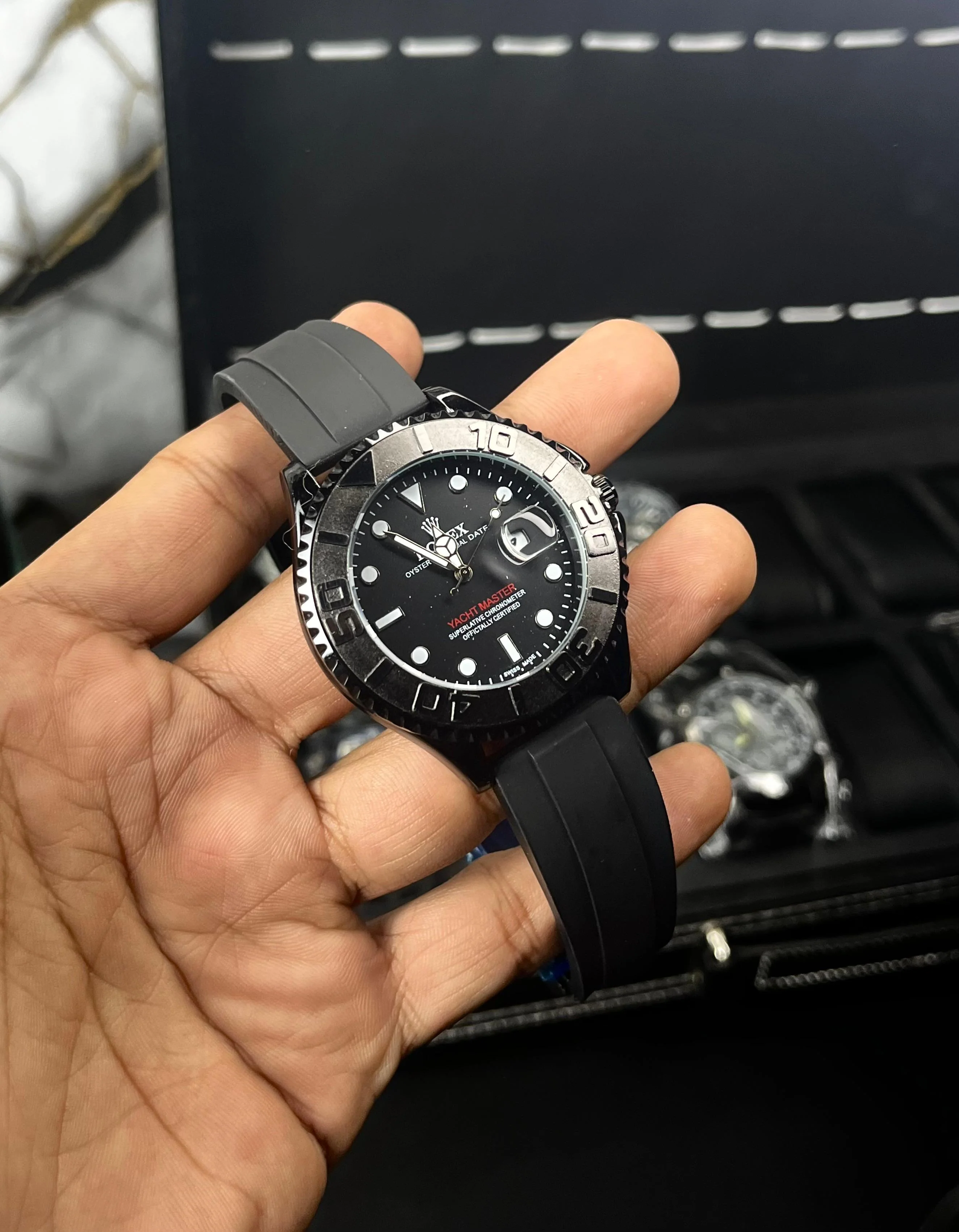 RLX Yacht Master Full Black - Image 4