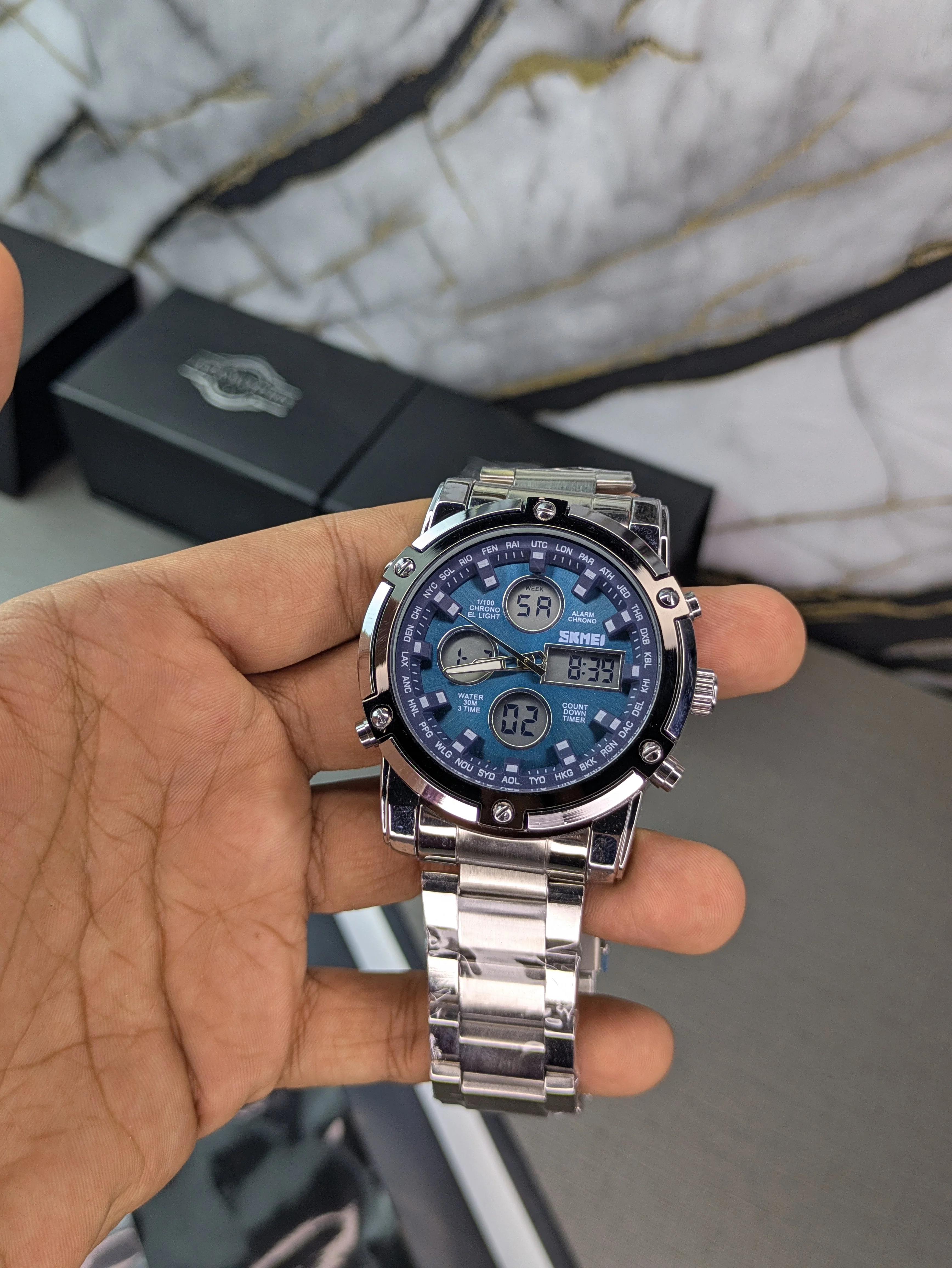 Skmei Dual Time Watch - Image 3