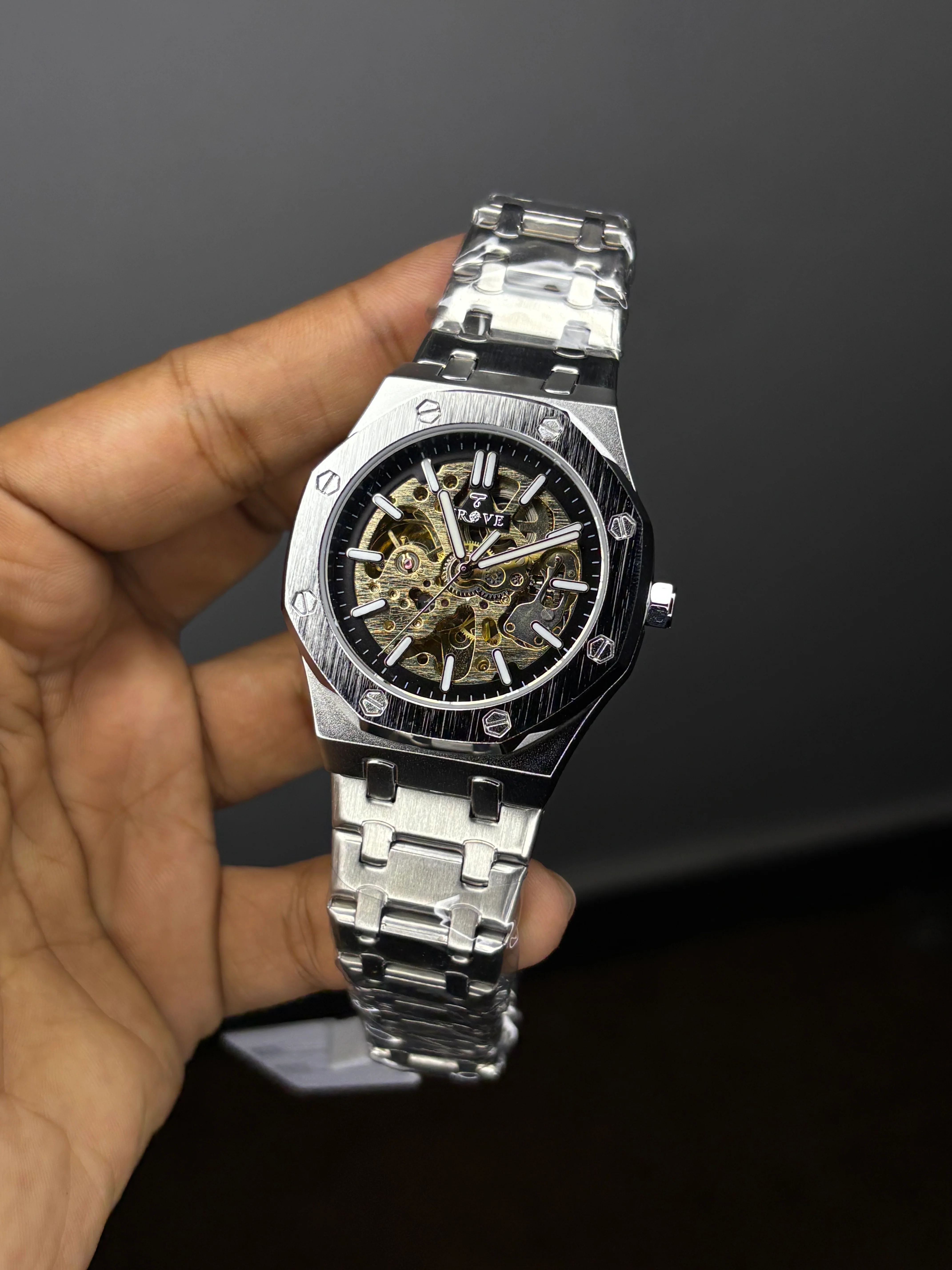 Trove Fully Skeleton Automatic Watch - Image 3