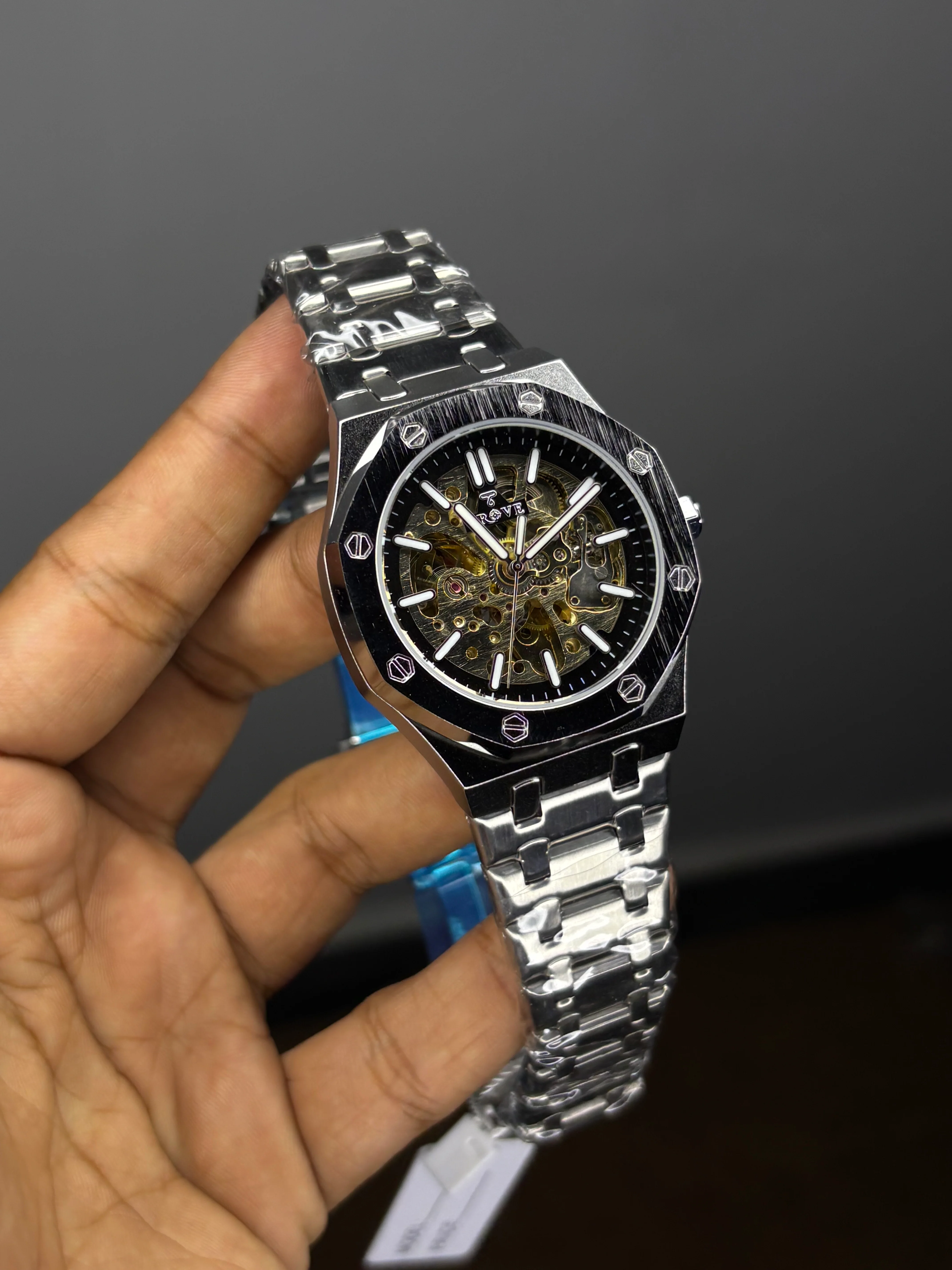 Trove Fully Skeleton Automatic Watch - Image 4