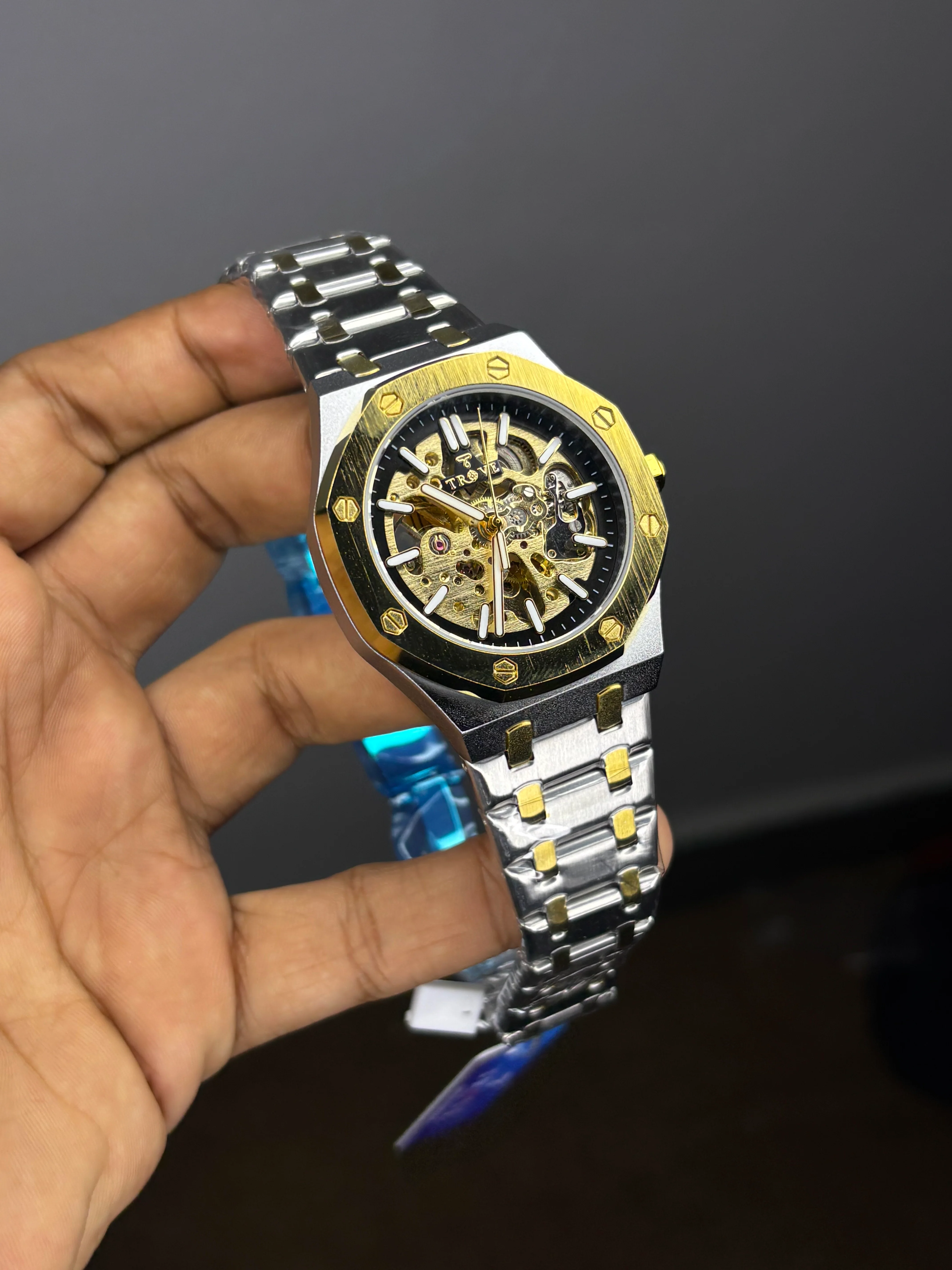 Trove Fully Skeleton Automatic Watch - Image 3