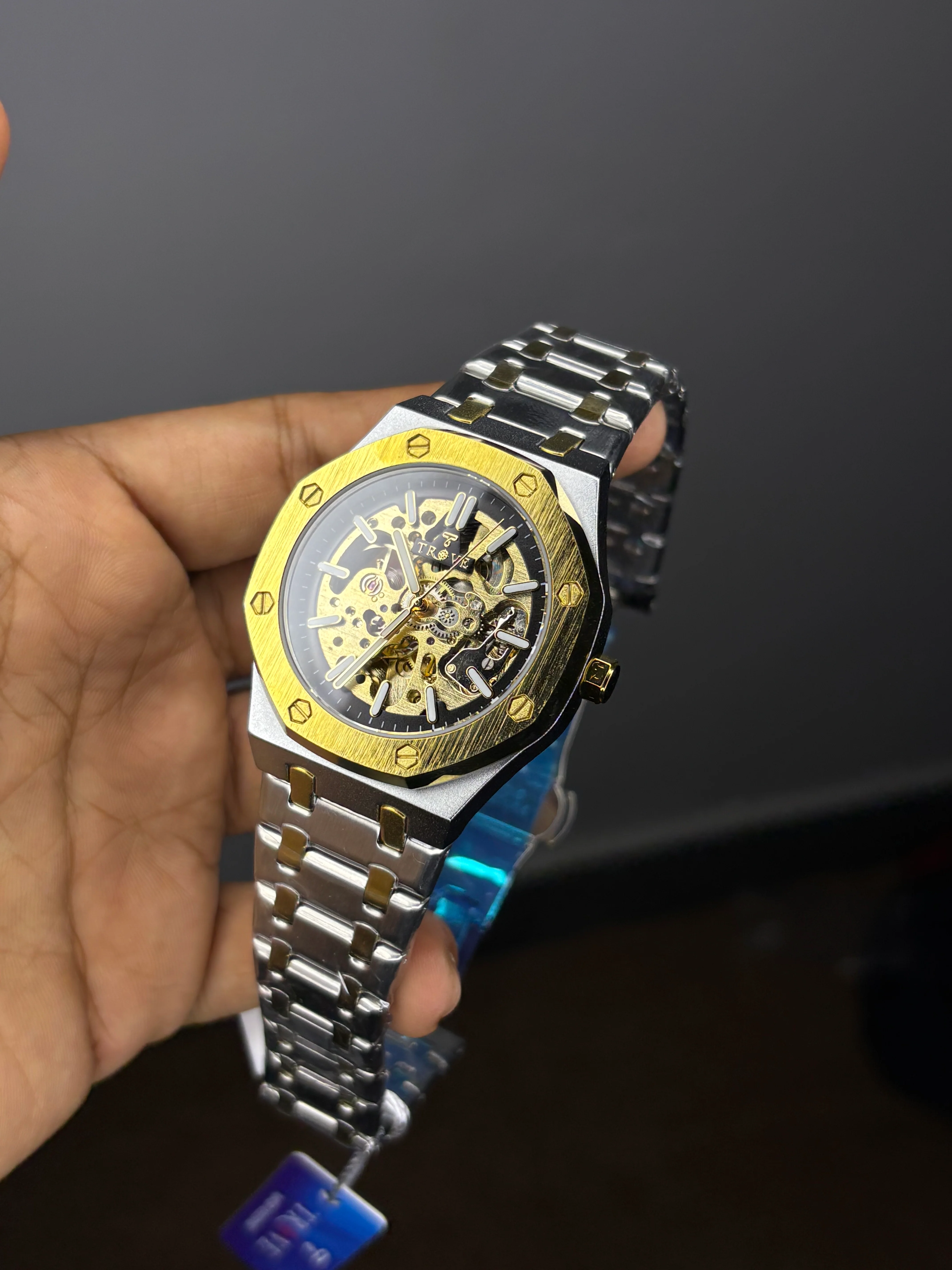 Trove Fully Skeleton Automatic Watch - Image 4