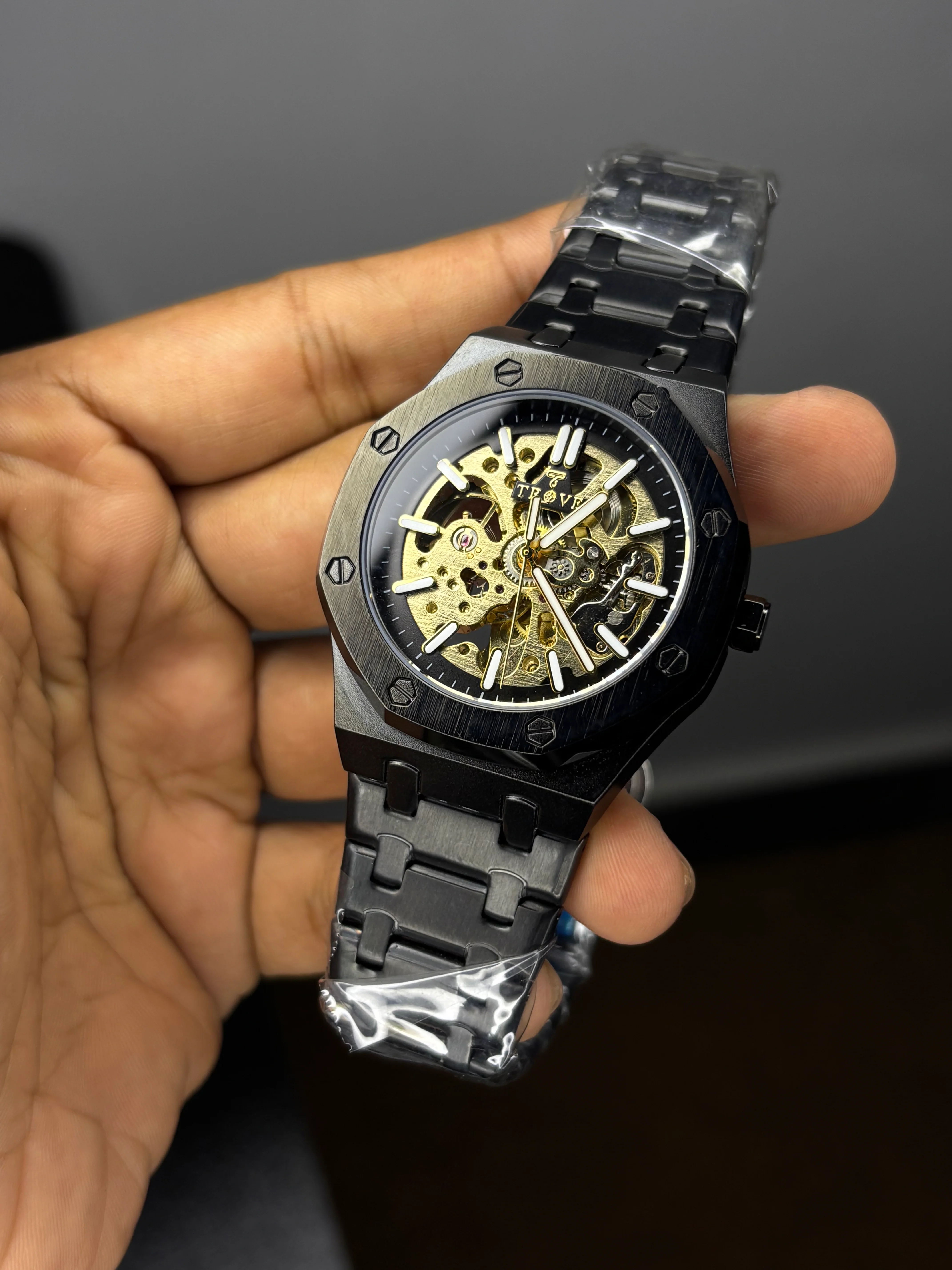 Trove Fully Skeleton Automatic Watch - Image 3