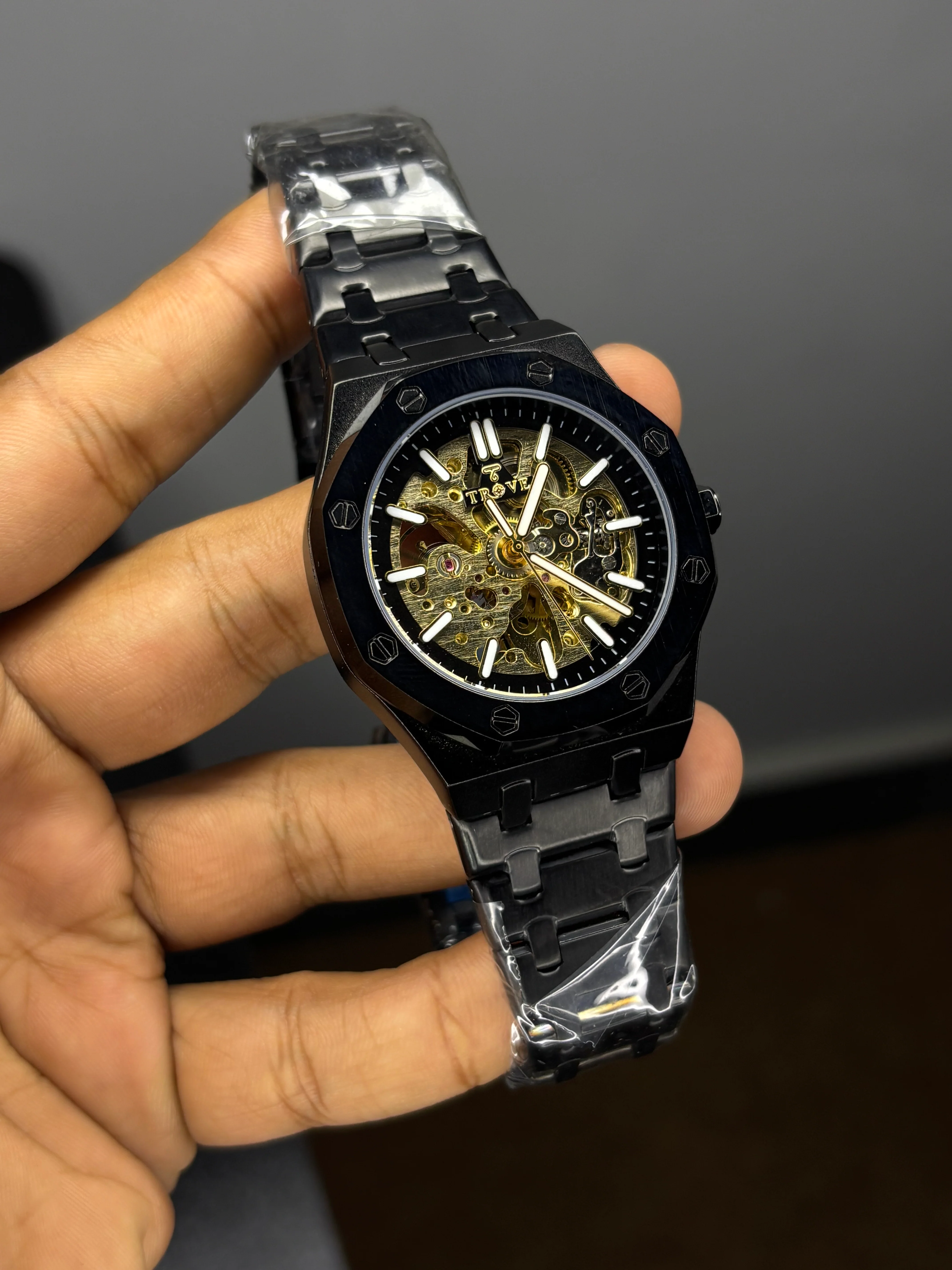 Trove Fully Skeleton Automatic Watch - Image 4